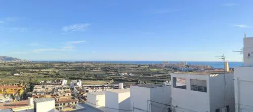 La Perla del Castillo, Camas King, Terraza, Vistas al Mar