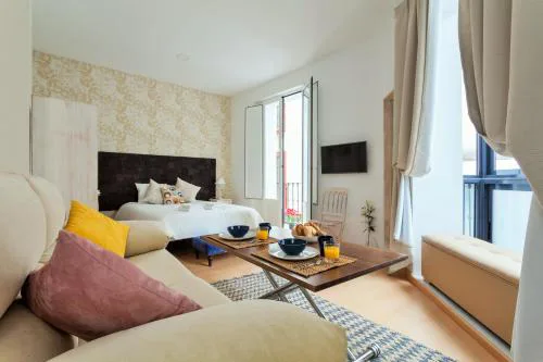 Hostly Acetres 1A loft in city center, comunal terrace, fibre,parking optional