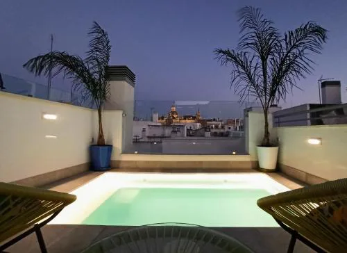 Luxury Penthouse with private pool Setas monument