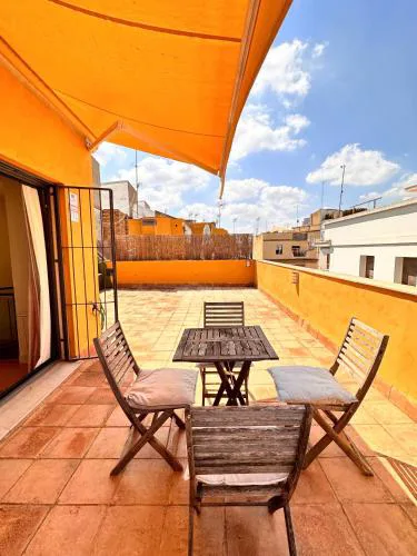 Penthouse near cathedral private rooftop Private Parking