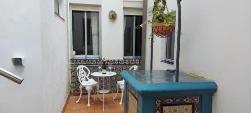 Típica casa sevillana en el barrio de Triana