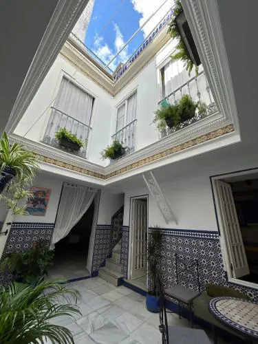 Un patio en La Alameda