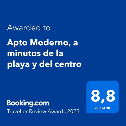 Apto Moderno, a minutos de la playa y del centro