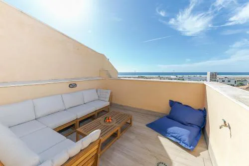 La Marina Penthouse by Tarifa Rent - wifi, AC, parking
