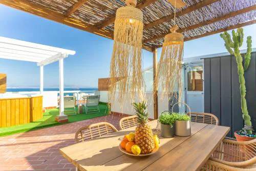 Terrace with panoramic views on Sea & Africa