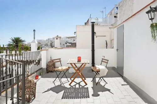 Cozy apartment in Vejer - 25 m² with mountain view