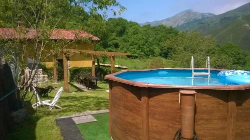 LA NOZAL piscina, barbacoa, jardín