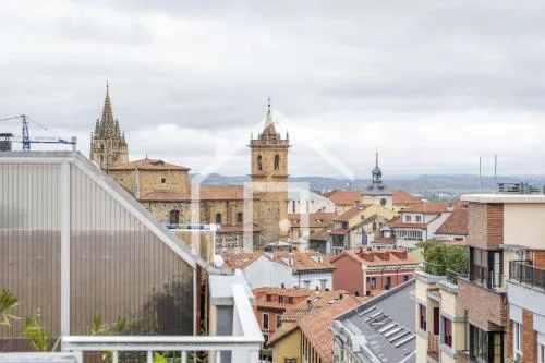 Ático Quintana II - con terraza, en el centro con Wifi y garaje