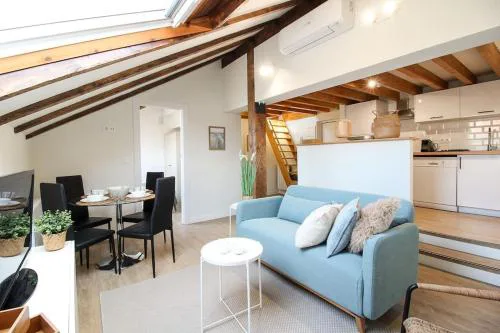 Designer duplex in the center