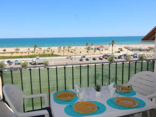 Estudio cómodo a 20m de la playa con terraza - HISP-288-56