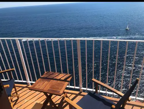 Espectacular vistas al mar, de barco
