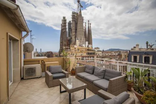 A1mar1023 Breathtaking rooftop in Sagrada Familia