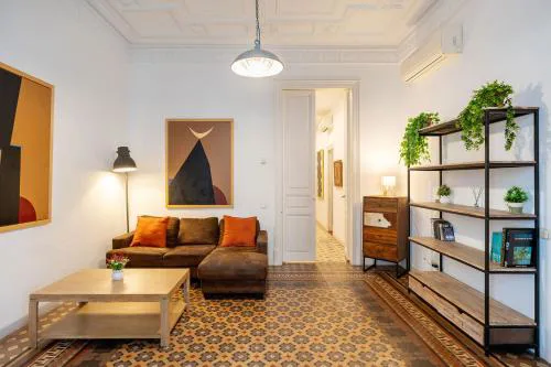Luxury Business Apartment Gran Vía - 2 rooms - Romantic Eixample - 8min Passeig Gràcia