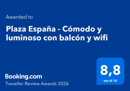 Plaza España - Central and quiet 2BR for couples, families and events