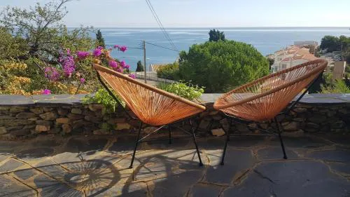 Balcony with sea view