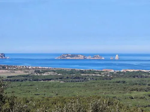 Montagne vue panoramique sur mer