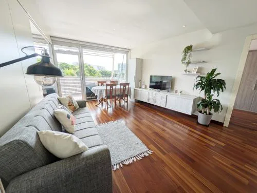 Bright 2 Bedroom Apartment with 2 Terraces Pool and Parking near Diagonal Mar Beach