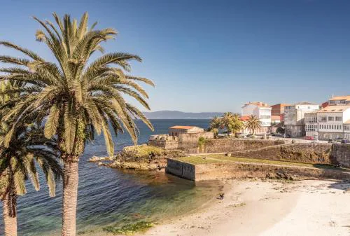 Apartamento Finisterre con vistas al mar y playa