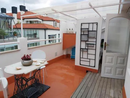 Spacious house with terrace and balcony in A Coruña