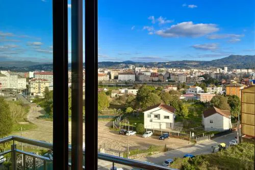 APT SOLEADO y SILENCIOSO - GARAJE- A 17 min andando del centro de Pontevedra