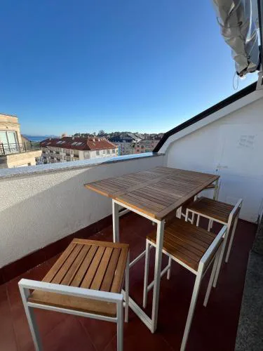 Ático Rocafort Sanxenxo con vistas al mar