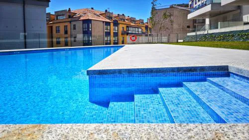 Desconectaengalicia Apartamento Zoo 2 con piscina y vistas al mar a 150 metros de Silgar