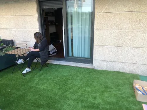 Estudio con terraza centro de Vigo garaje opcional