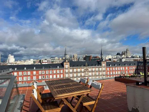 Plaza Mayor private terrace apartment