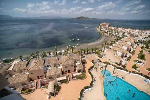 Renovated apartment in La Manga with great sunset