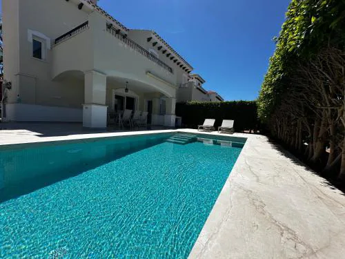 Luxery home with private heated pool