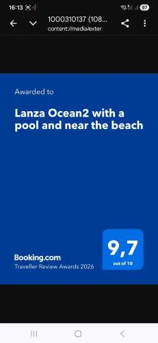 Lanza Ocean2 with a pool and near the beach