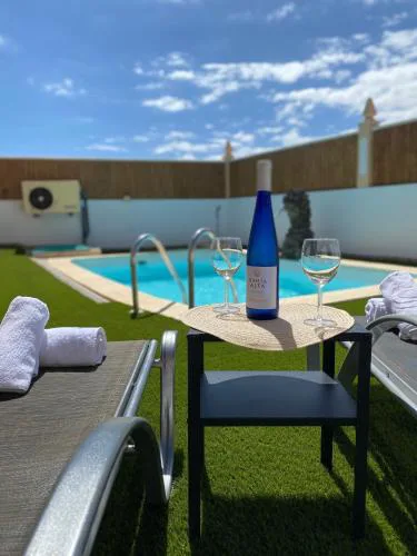 Beach Villa private heated pool