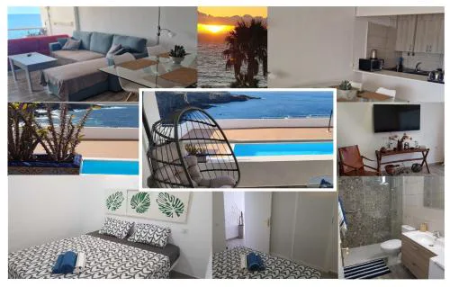 En Primera línea de mar y piscina - Apartamento AZUR - El Ancla - Callao Salvaje - COSTA ADEJE