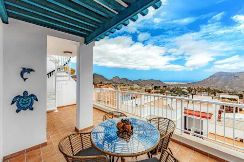 Blue apartment with One bedroom, WiFi and amazing view
