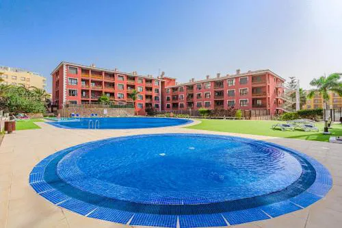 Bright & Modern Apartment in Palm Mar with Terrace AC and Swimming pool