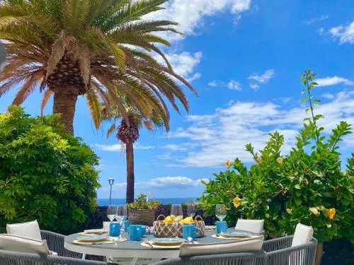 Private Holiday House with Ocean View Garden 7min to Bahia Beach Costa Adeje