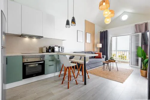 Spacious apartment with ocean view