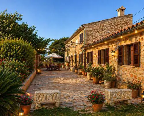 Finca tradicional mallorquina cerca de la playa