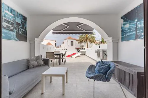 Beautiful apartments with large terrace close to the beach