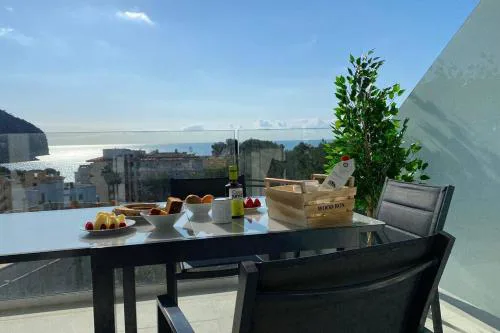 Sea view apartment 6E with pool in Cañamel beach