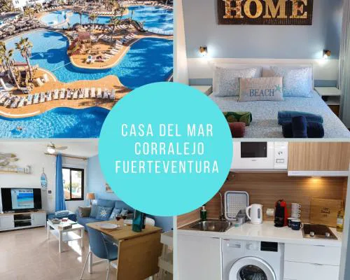 Casa del Mar Air-conditioned Apartment with Swimming Pools - Corralejo Playa