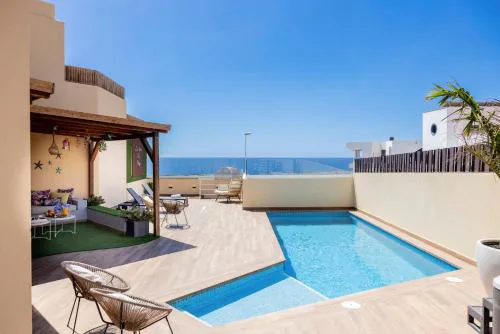 La Casa de Playa - piscina y jacuzzi a 50m del mar