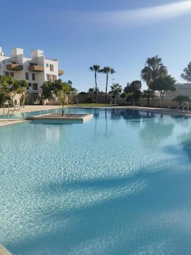 Modern seafront flat with a private garage