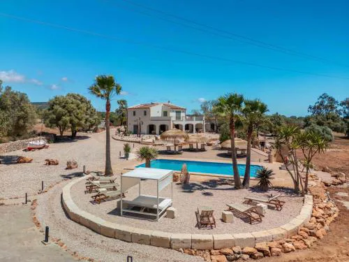 Traumhafte Finca - Es Camp Fora - nahe Santanyi mit Meerblick