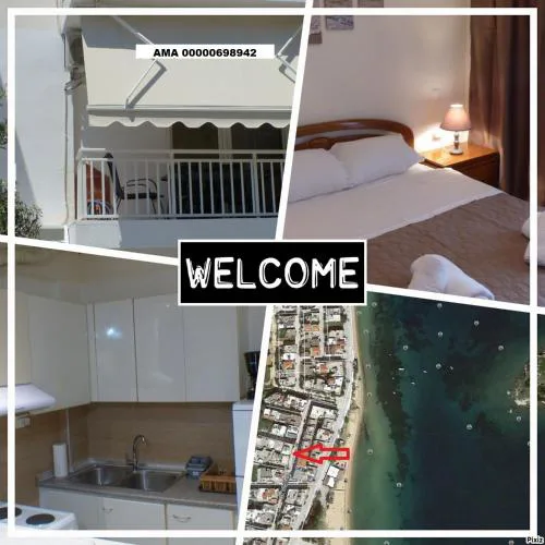 White Apartment 70m from the sea