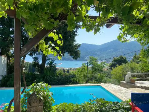 Romantic Lemonia Cottage with private pool & stunning sea view