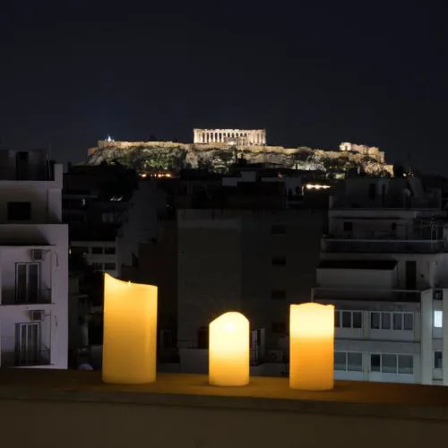 Acropolis Panorama Luxury Loft 8th fl Balcony View