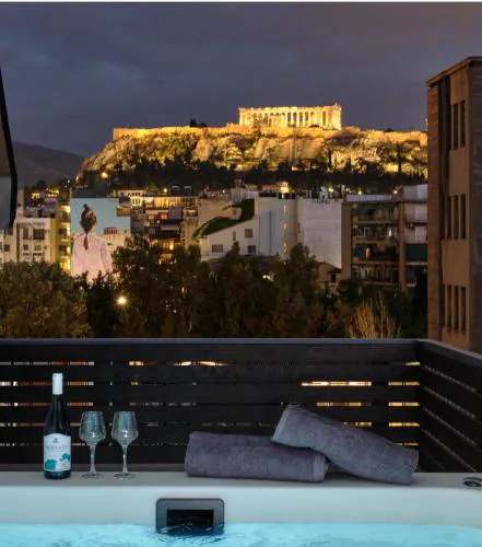Acropolis view Penthouse46 Jacuzzi Quality living