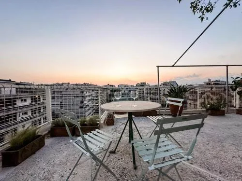 Beach rooftop Athens Riviera