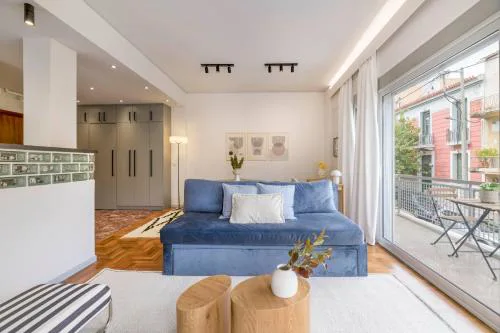 Calming 1BR Apartment with Acropolis view